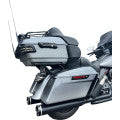 KHROME WERKS - 4-1/2" HP-Plus Slip-On Mufflers - Black with Tracer - 2017-2025 Touring - CLEARANCE SALE