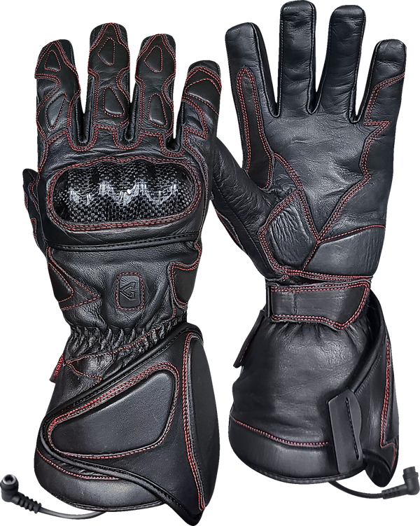 Gerbing Heated Clothing 12V Extreme Hard Knuckle Heated Gloves - Black |
