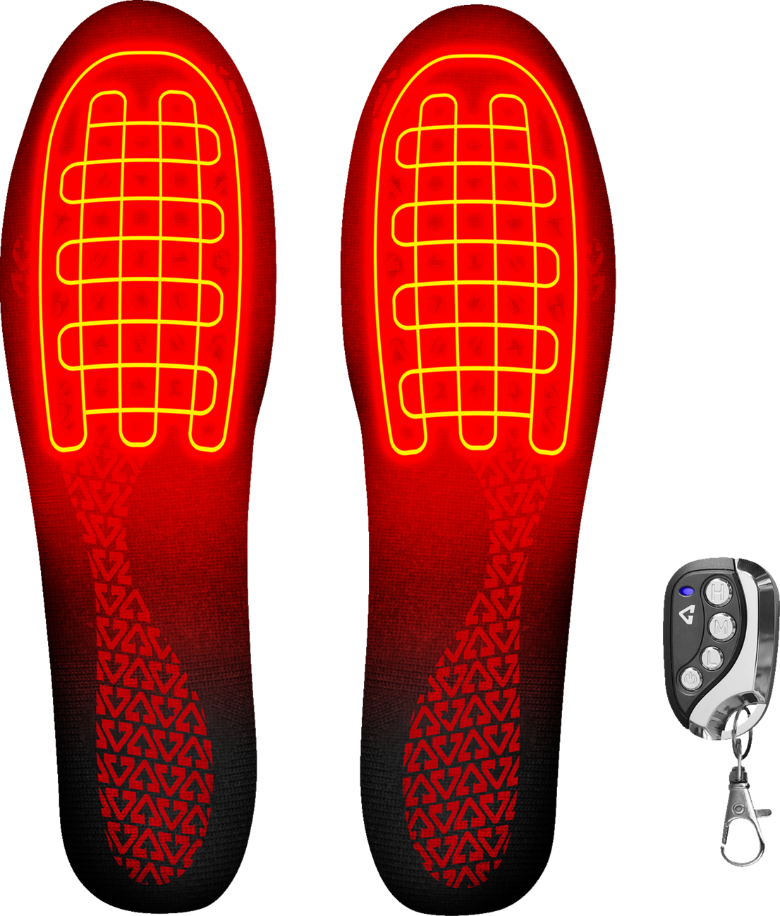 Gerbing Heated Clothing 3V Rechargeable Heated Insoles With Remote |