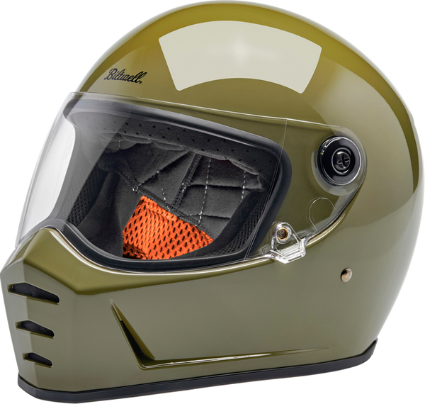 Biltwell Lane Splitter Helmet Gloss Olive Green