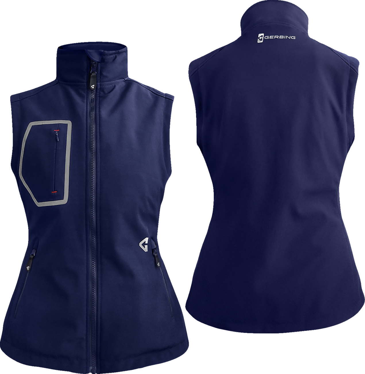 Women's 7V Torrid Softshell Heated Vest 2.0 - Navy | Gerbing Heated Clothing