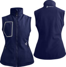 Gerbing Heated Clothing Women'S 7V Torrid Softshell Heated Vest 2.0 - Navy |
