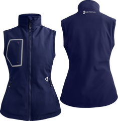 Women's 7V Torrid Softshell Heated Vest 2.0 - Navy | Gerbing Heated Clothing