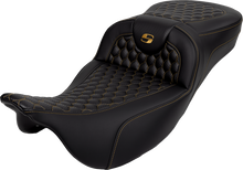 Saddlemen Roadsofa™ Seat - Honeycomb - Extended Reach - Without Backrest - Flh/Flt '08-'23