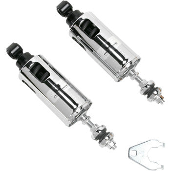 422 Series Adjustable Shocks - Chrome - Standard (Select '00-'17 Softail Models)