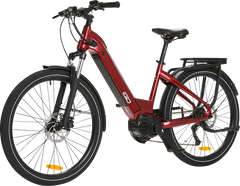 Discovery Rosemont LS E-Bike - Burgundy - Step Through