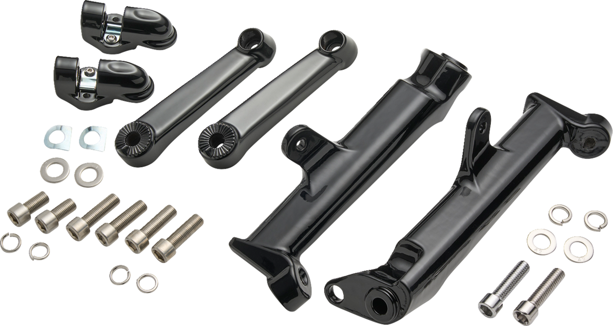 Ciro Frame Mounted Adjustable Highway Peg Mount - Standard - Black