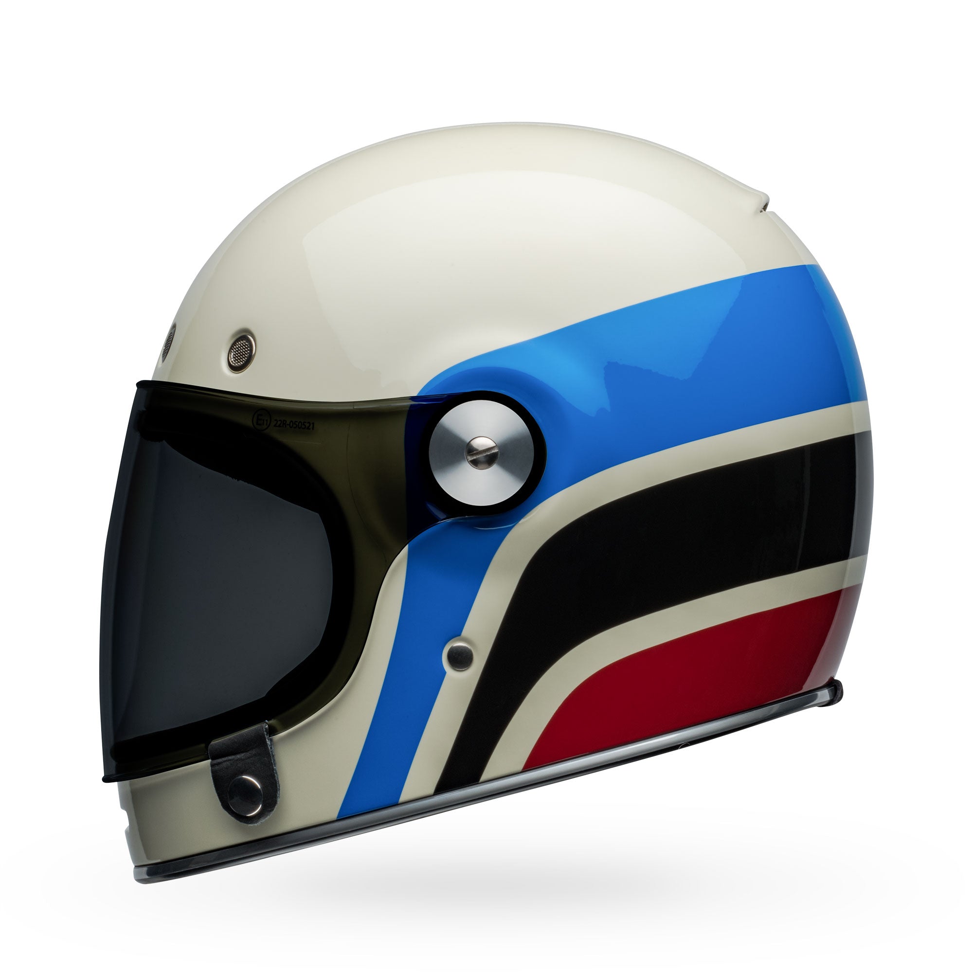 Bell Bullitt Speedway Gloss Vintage White/Blue Helmets