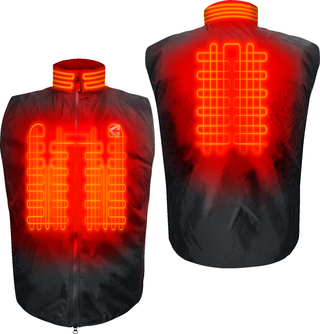 12V Heated Vest Liner - Black - UNISEX | Gerbing Heated Clothing