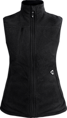 Women's 7V Thermite Heated Fleece Vest 2.0 - Black | Gerbing Heated Clothing