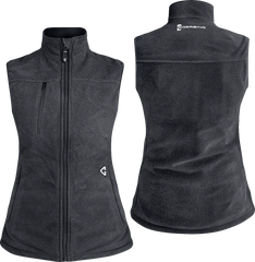 Women's 7V Thermite Heated Fleece Vest 2.0 - Gray | Gerbing Heated Clothing