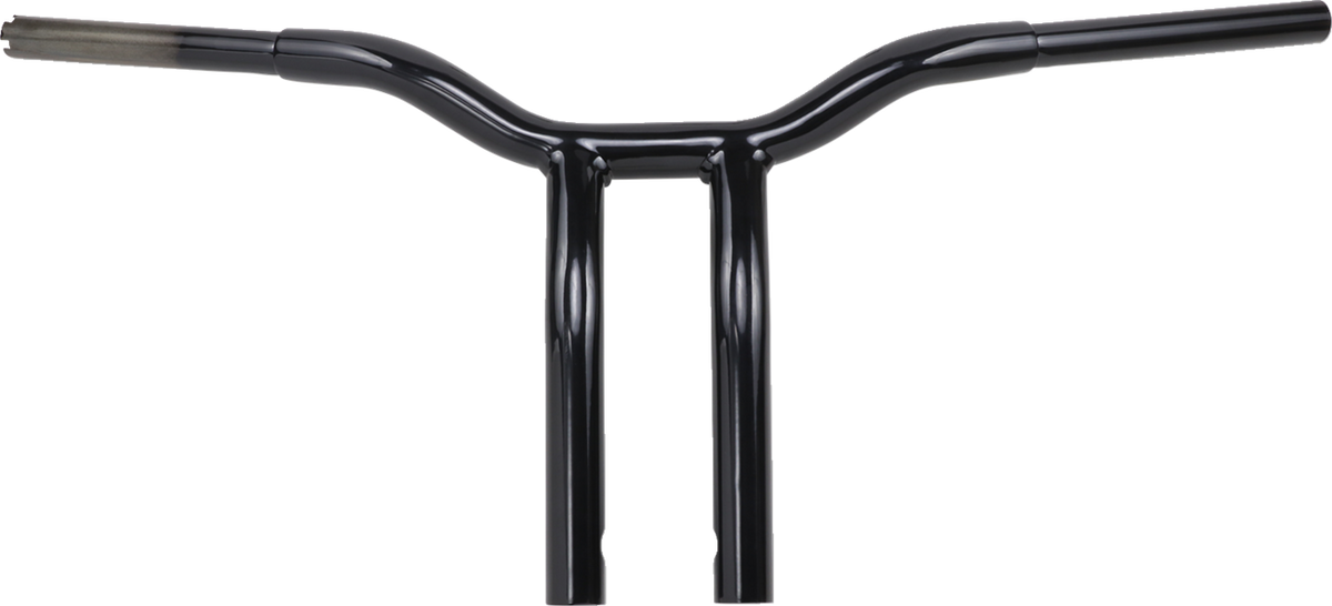La Choppers 12" Handlebar - Kage Fighter - One Piece - Bent - Black |