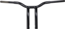 La Choppers 12" Handlebar - Kage Fighter - One Piece - Bent - Black |