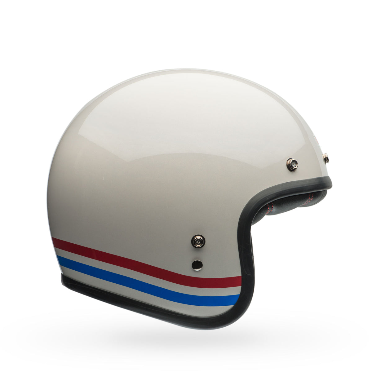 Bell Custom 500 Stripes Pearl White Helmets