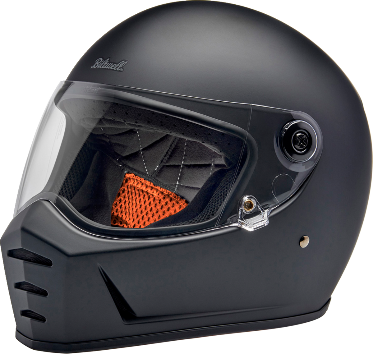 Biltwell Lane Splitter Helmet Flat Black