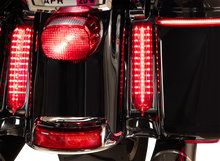 Ciro Filler Panel Light - Clear Lens - Red Leds - Black |