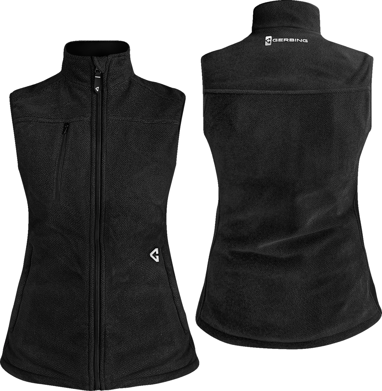 Women's 7V Thermite Heated Fleece Vest 2.0 - Black | Gerbing Heated Clothing