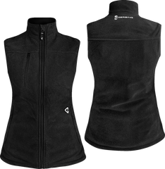 Women's 7V Thermite Heated Fleece Vest 2.0 - Black | Gerbing Heated Clothing