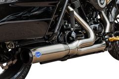 2-into-1 Qualifier Exhaust System - 50-State - Silver | S&S Cycle