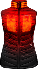 Women's 7V Khione Puffer Heated Vest 2.0 - Black | Gerbing Heated Clothing