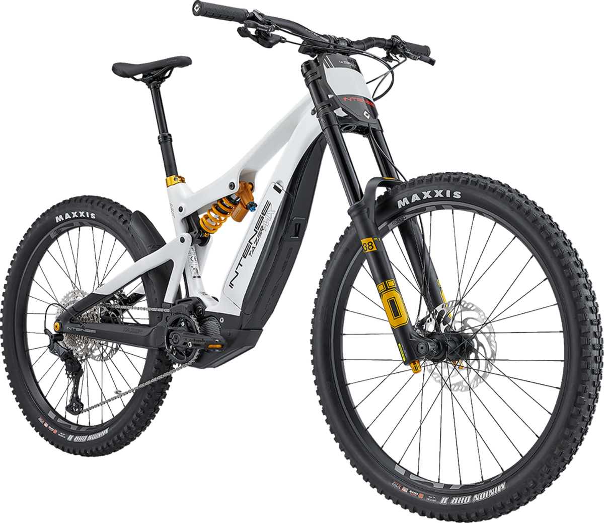 Tazer MX Carbon E-Bike - Pro Build - White