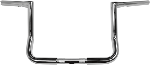 LA Choppers 10" Twin Peaks Touring Handlebar - Chrome