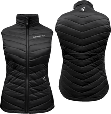 Gerbing Heated Clothing Women'S 7V Khione Puffer Heated Vest 2.0 - Black |