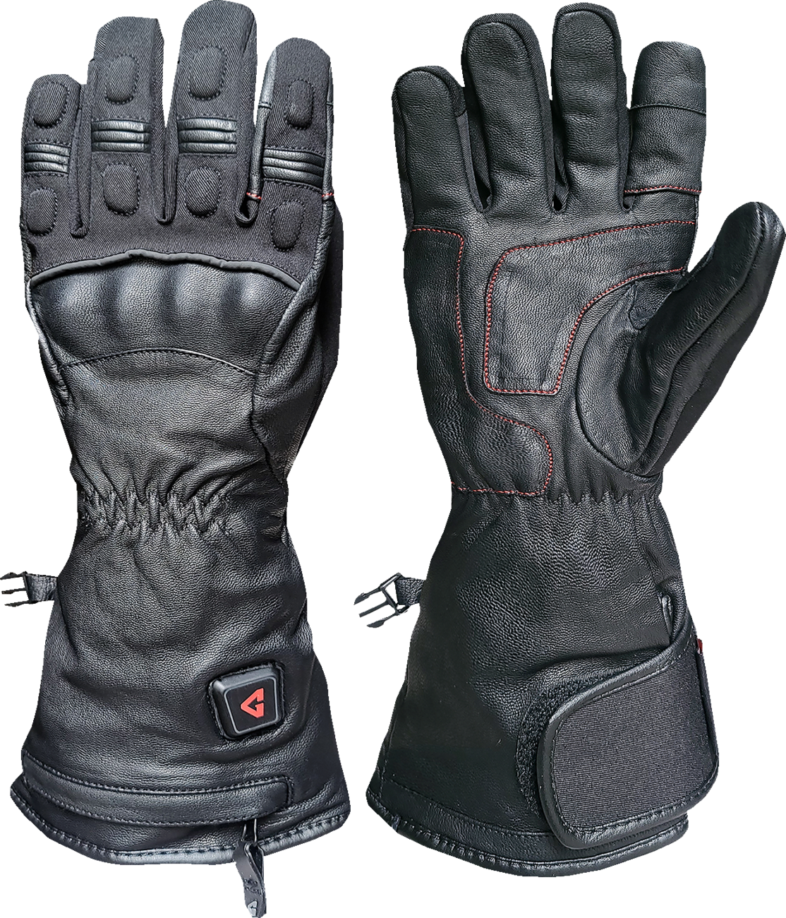 7V Hard Knuckle Battery Heated Gloves - Black | Gerbing Heated Clothing