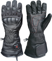 7V Hard Knuckle Battery Heated Gloves - Black | Gerbing Heated Clothing