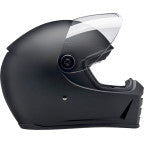 Biltwell Lane Splitter Helmet Flat Black Factory