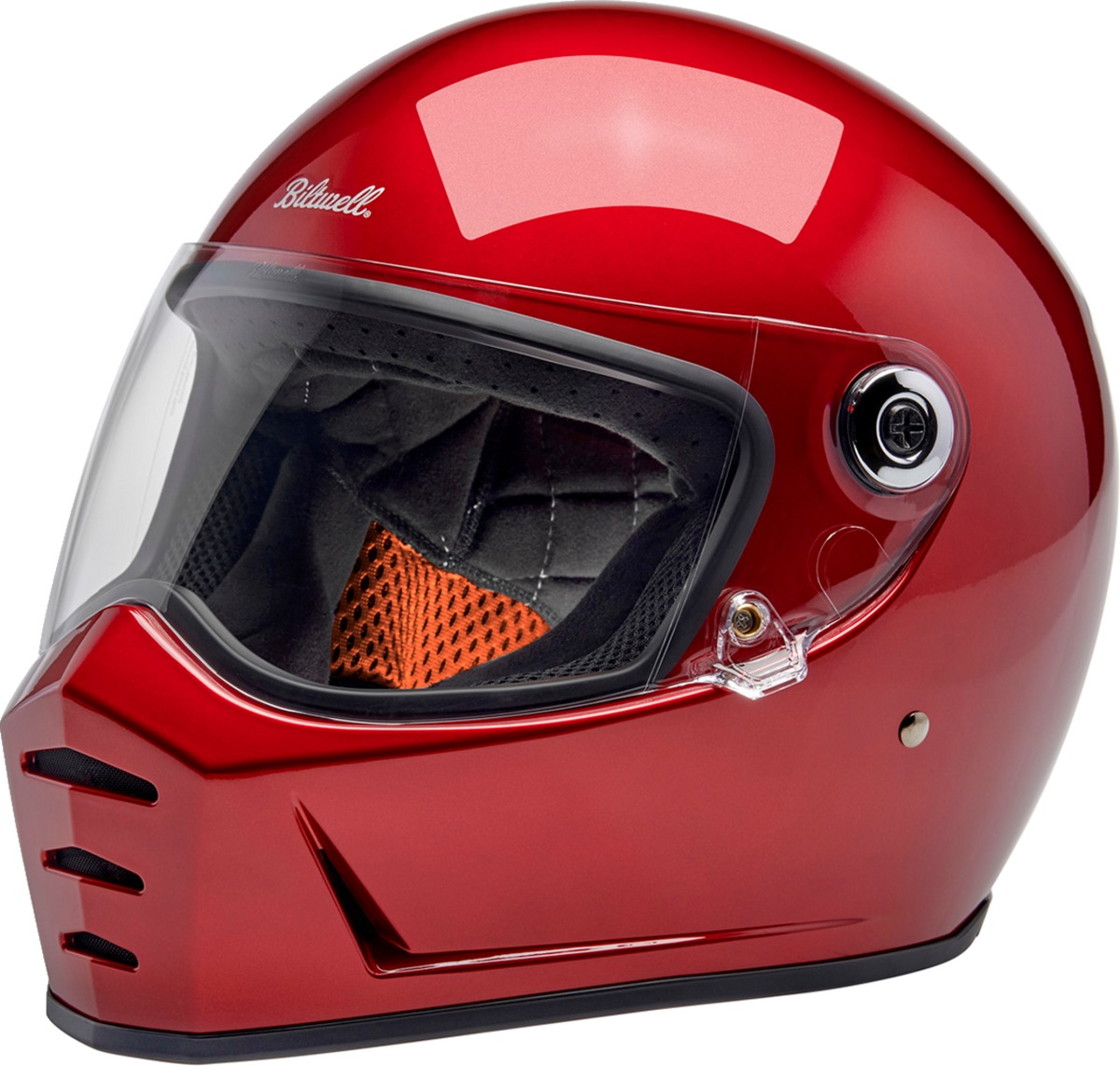 Biltwell Lane Splitter Helmet Metallic Cherry Red