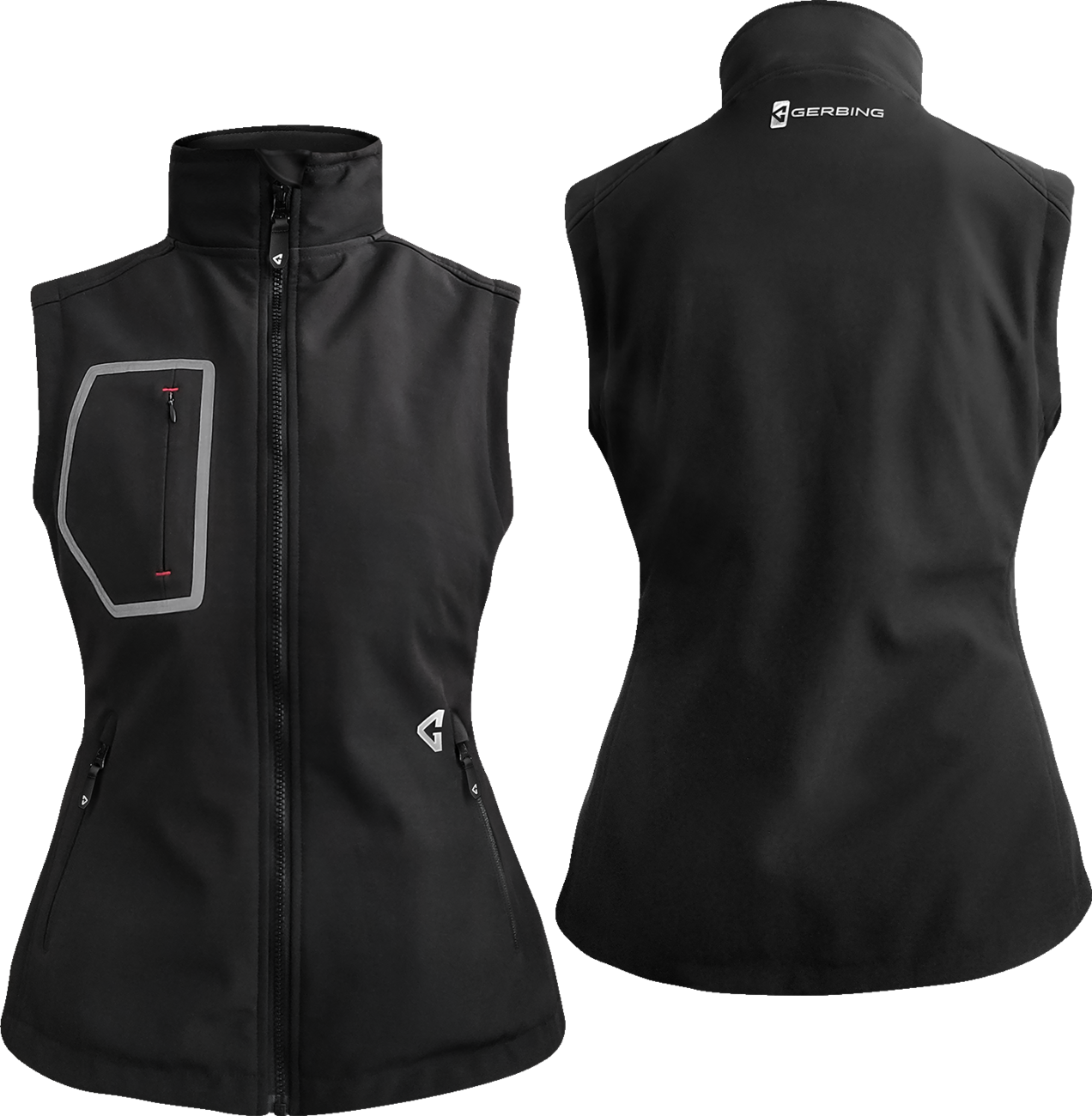 Women's 7V Torrid Softshell Heated Vest 2.0 - Black | Gerbing Heated Clothing