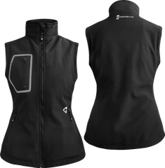 Women's 7V Torrid Softshell Heated Vest 2.0 - Black | Gerbing Heated Clothing