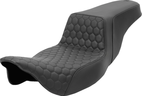 Saddlemen Step-Up Seat - Honeycomb - Extended Reach - Fl '08-'23