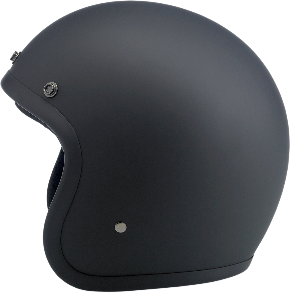 flat black helmet motorcycle Biltwell Bonanza Helmet Flat Black XS