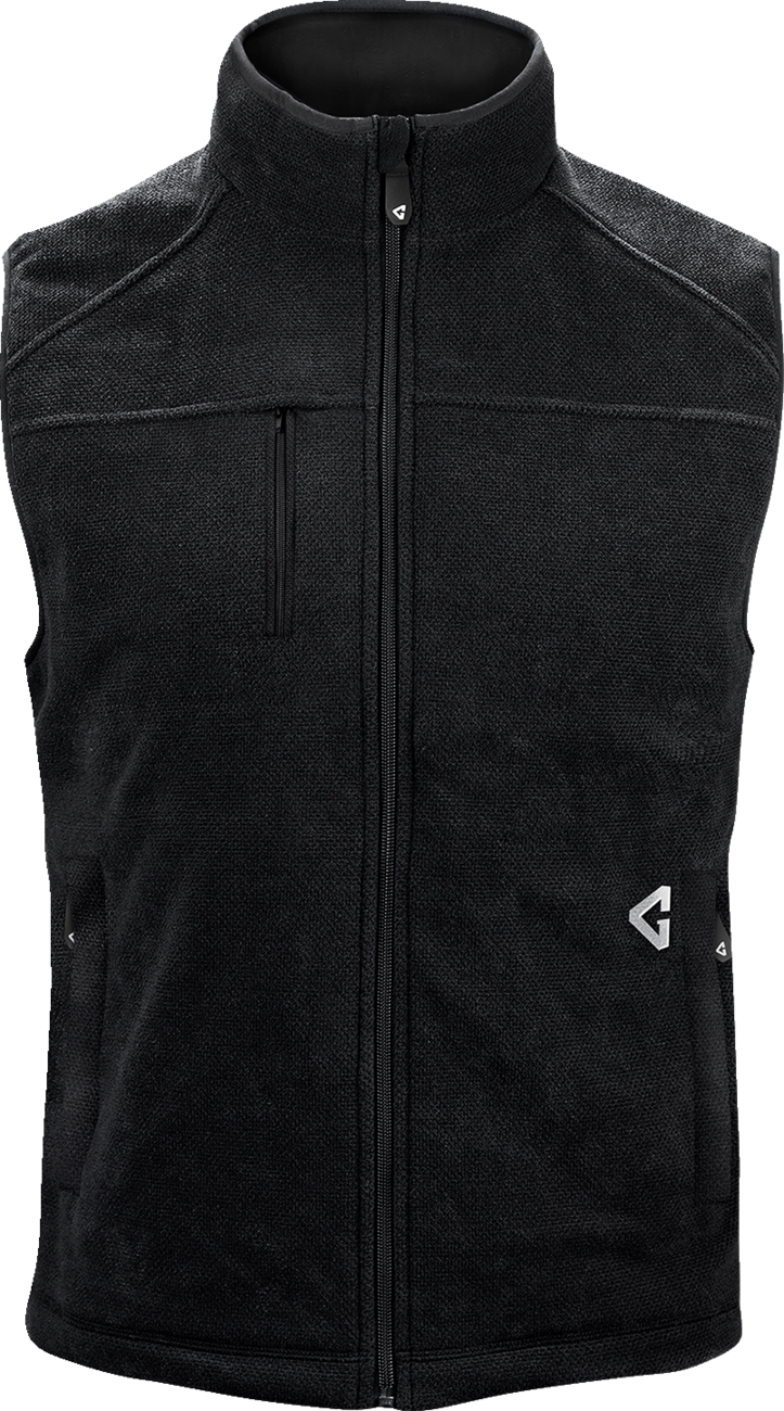 V Thermite Fleece Heated Vest 2.0 - Black - MENS | Gerbing Heated Clothing