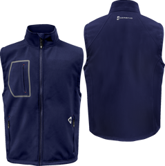 7V Torrid Softshell Heated Vest 2.0 - Navy - MENS | Gerbing Heated Clothing