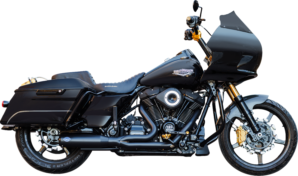 S&S Cycle 2-Into-1 Qualifier Exhaust System - 50-State - Black