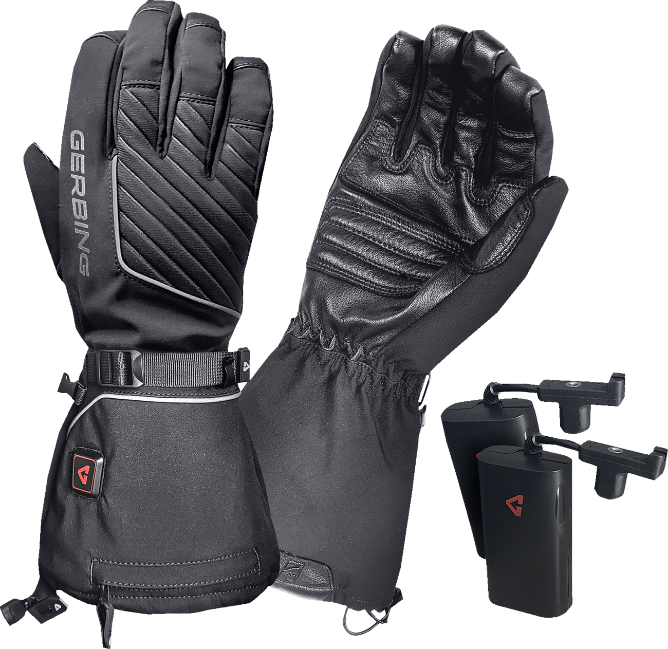 7V Atlas Ultra-Flex Battery Heated Gloves - Black | Gerbing Heated Clothing