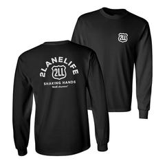 Shaking Hands Long Sleeve - Black