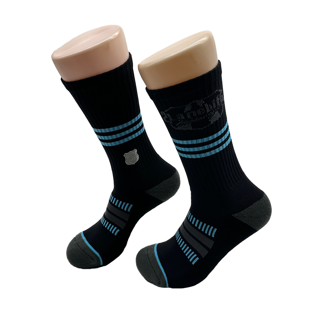 Highwaymen V3 Socks - Black/Blue