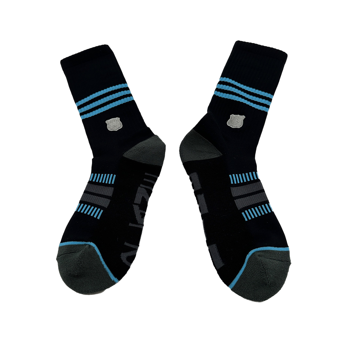 Highwaymen V3 Socks - Black/Blue