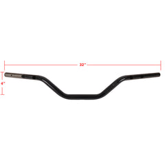 2024 FLH Mid Bend Bars - Black