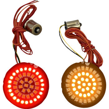 Custom Dynamics - Dynamic Clusters2™ LED Turn Signal Inserts - CLEARANCE SALE