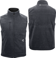 7V Thermite Fleece Heated Vest 2.0 - Gray - MENS | Gerbing Heated Clothing