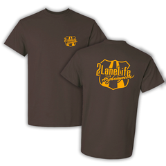 V6 Highway Badge T - Chocolate