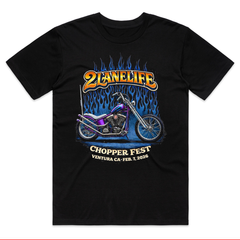 2LANELIFE X CHOPPER FEST Event Tee
