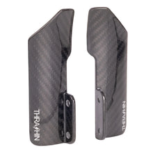 Thrashin Inverted Bagger Fork Guard - Gloss Twill Weave Carbon