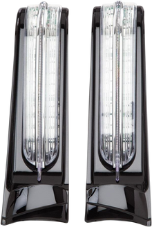Ciro Filler Panel Light - Clear Lens - Red Leds - Black |