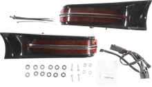 Ciro Filler Panel Light - Red Lens - Red Leds - Chrome |